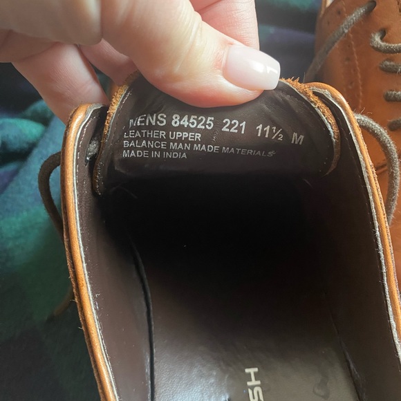 mens nunn bush 11 1/2 wing tip dress shoes - Picture 5 of 8